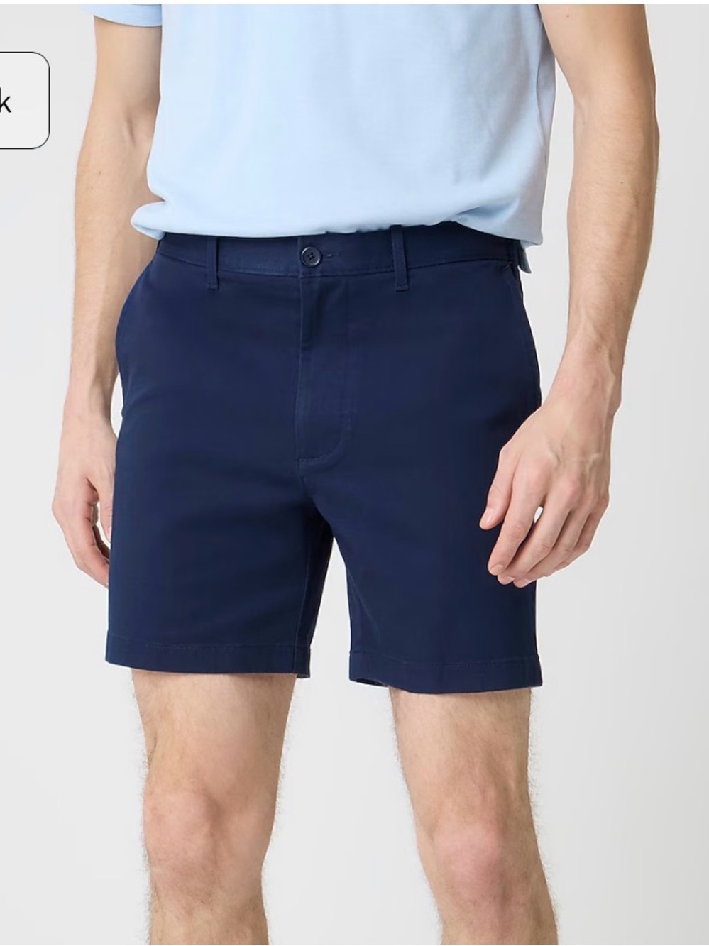 NWT! Sz 34 Men's Classic Navy Chino Shorts